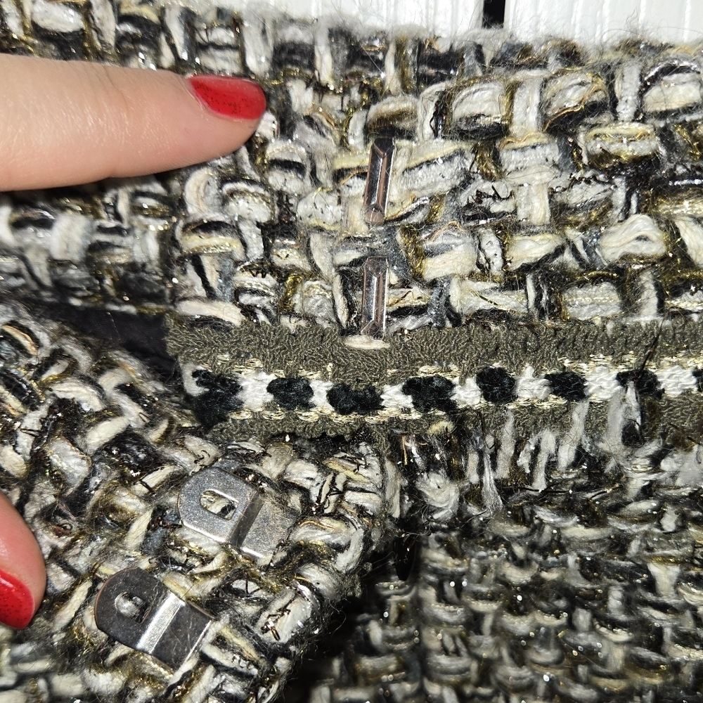 LALO Designer Tweed Skirt | Size Small | European Brand #N6 - Picture 6 of 11